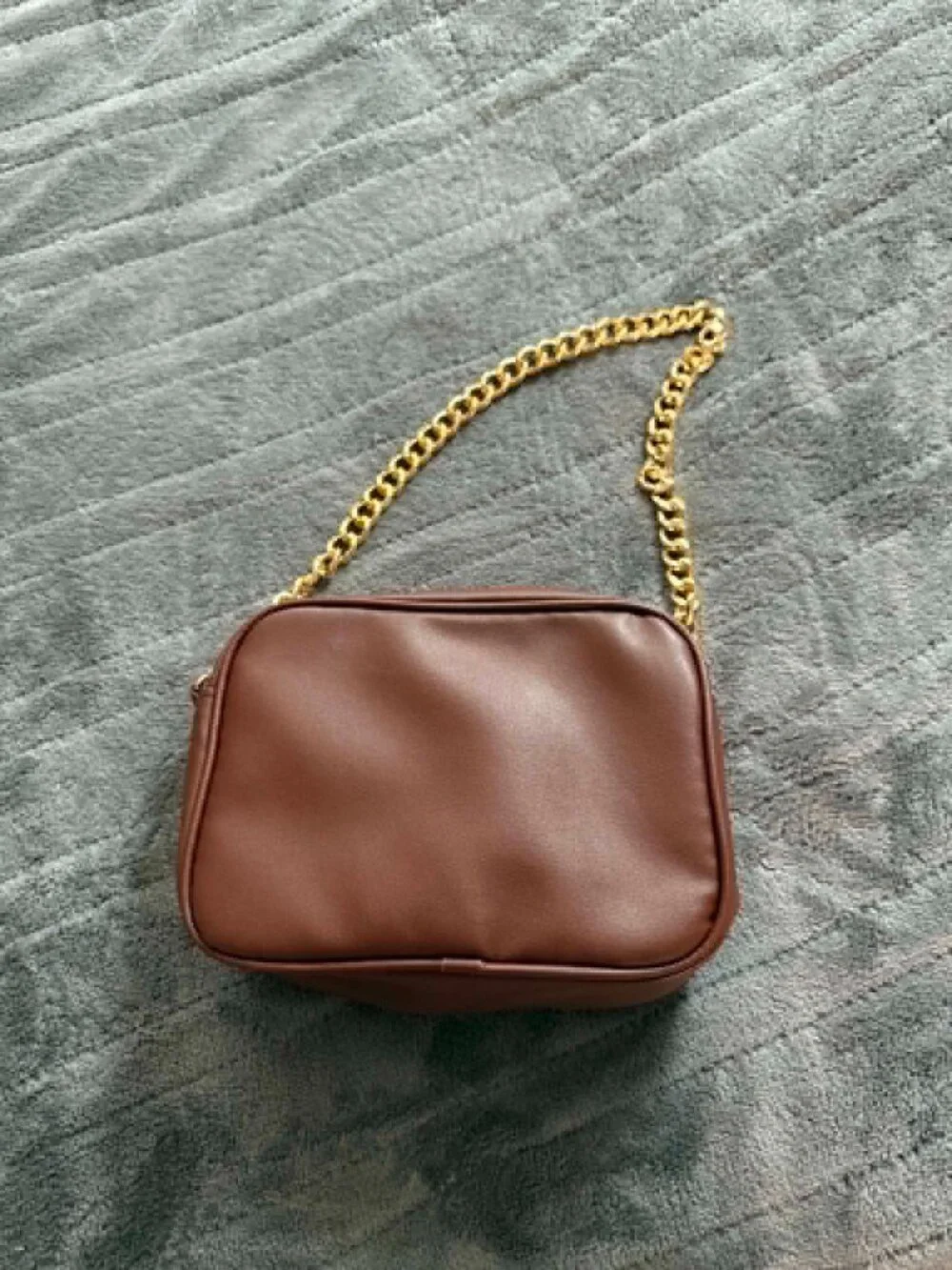 Amazon Brown Quilted Chevron Handbag